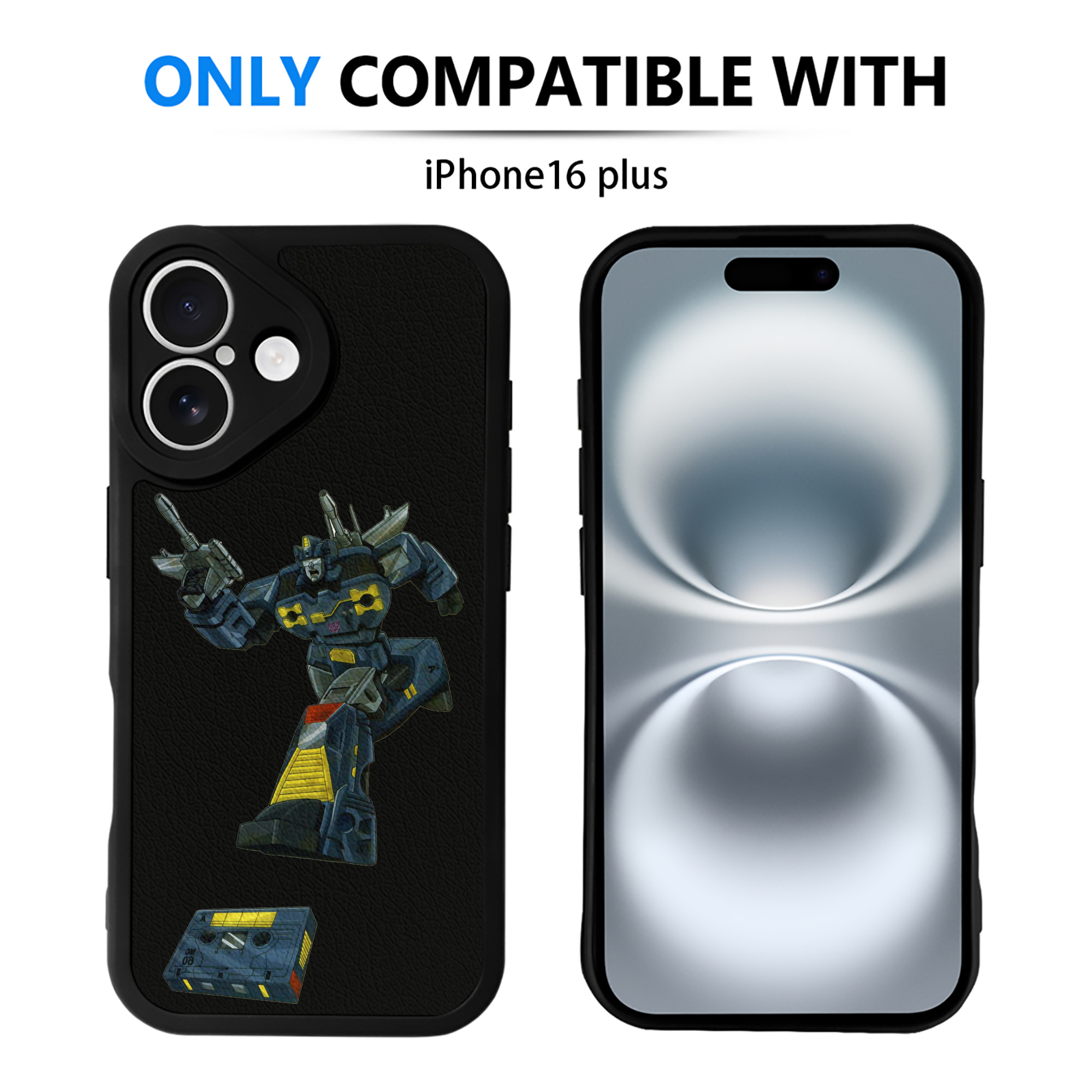 （画像用）  【iPhone 16シリーズ対応】シリコンスマホケース（レザー調） 材質：シリコン